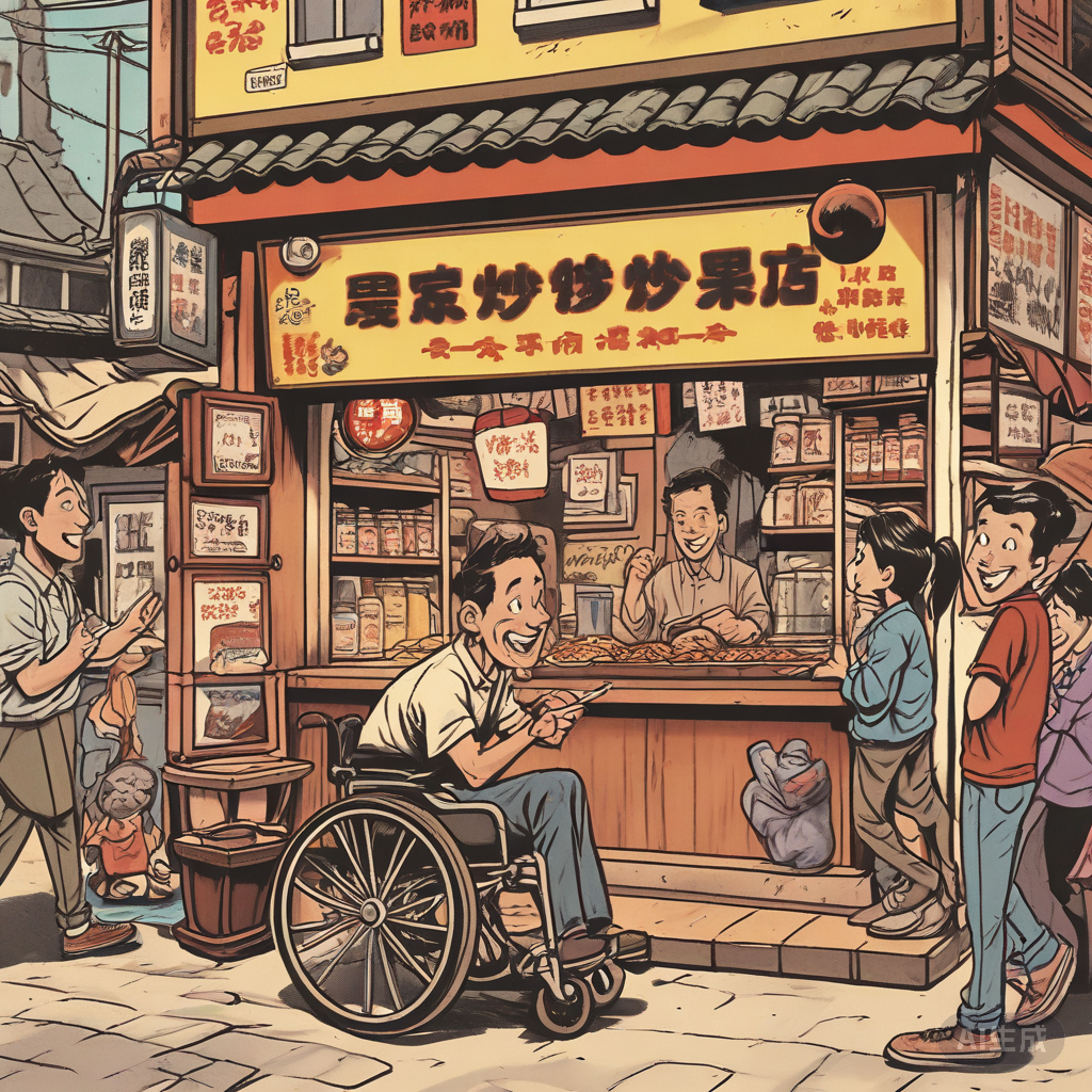 温情调解，，，，，，，守护残疾炒货店老板