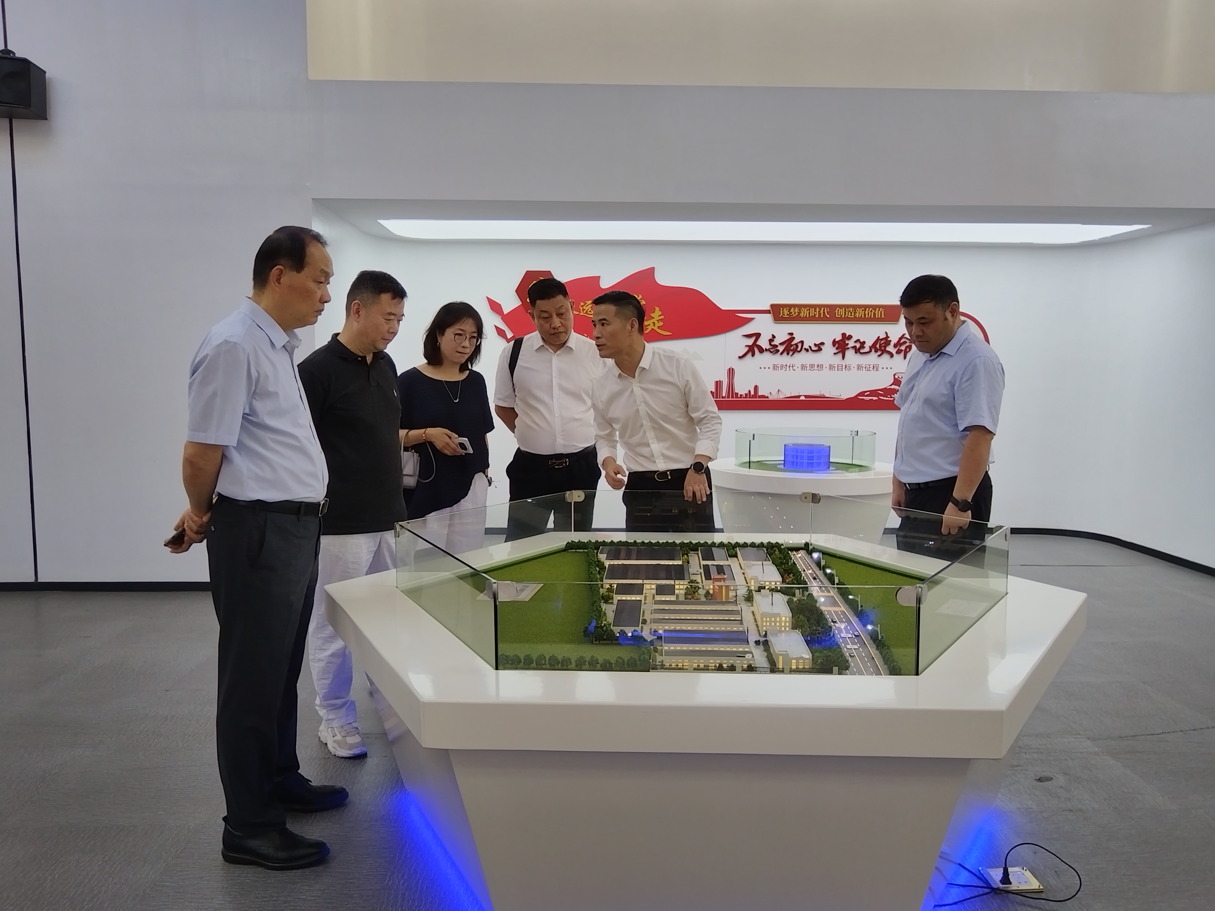 浙江旅游投资集团副总经理蔡耘一行莅临彩名堂文创集团调研指导