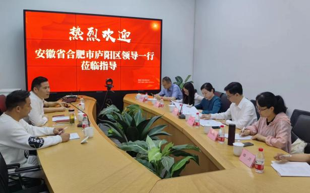 庐阳区委常委、宣传部部长韩艳一行莅临彩名堂文创集团总部调研