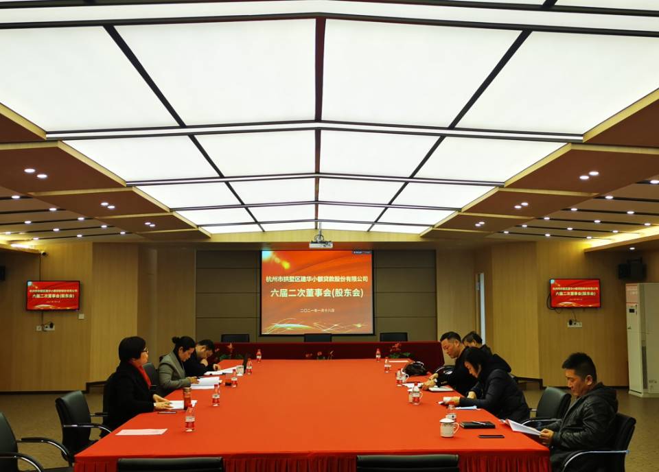 彩名堂小贷六届二次董事会暨2020年年度股东大会圆满召开