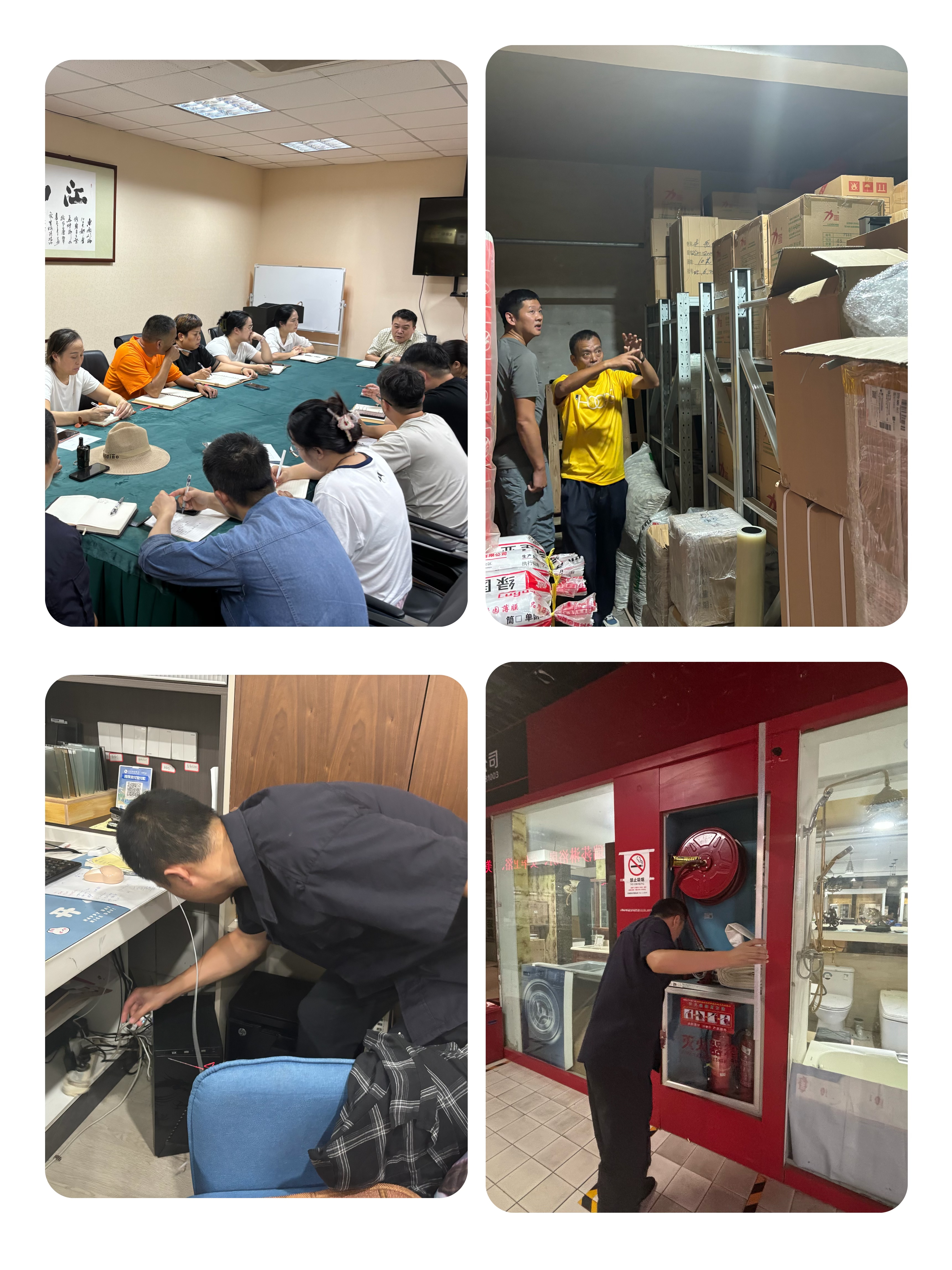 开展节前消防检查，，，，，，，筑牢消防安全防线