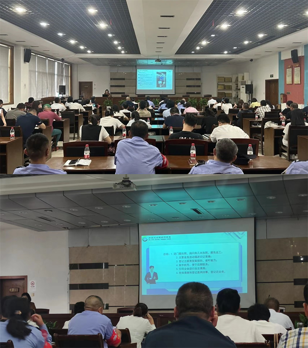 彩名堂市场参加经济普查单位清查培训会