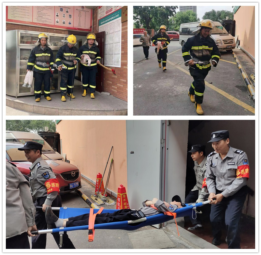 彩名堂市场开展安全疏散逃生、灭火演练